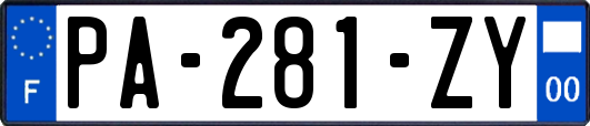 PA-281-ZY