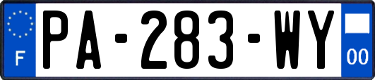 PA-283-WY