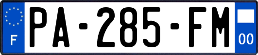 PA-285-FM