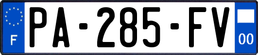 PA-285-FV