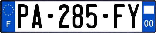 PA-285-FY