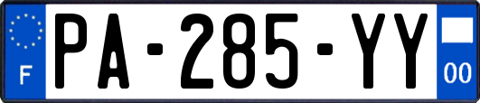 PA-285-YY