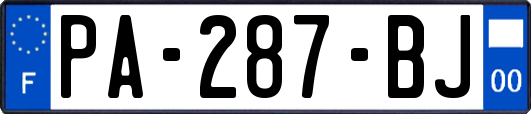 PA-287-BJ