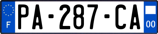 PA-287-CA