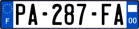 PA-287-FA
