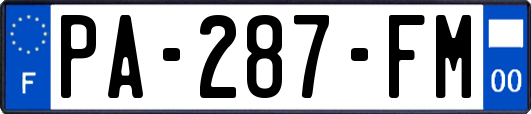 PA-287-FM