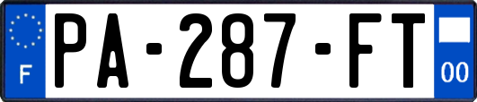 PA-287-FT