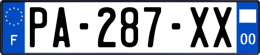 PA-287-XX