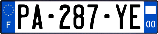 PA-287-YE