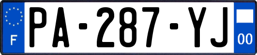 PA-287-YJ