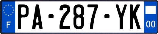 PA-287-YK
