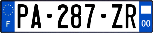 PA-287-ZR