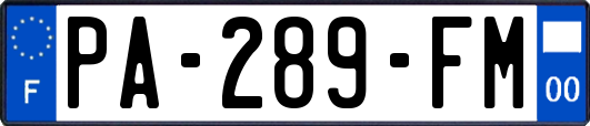 PA-289-FM