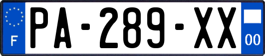 PA-289-XX
