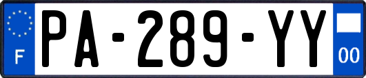 PA-289-YY