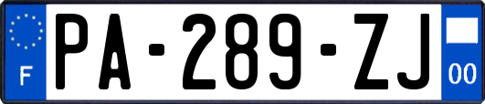 PA-289-ZJ