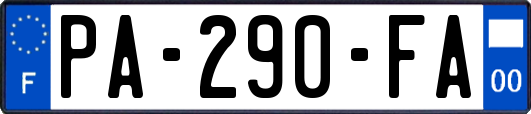 PA-290-FA