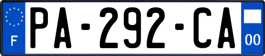 PA-292-CA