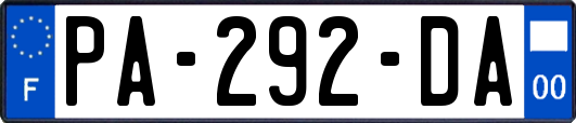 PA-292-DA