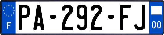 PA-292-FJ