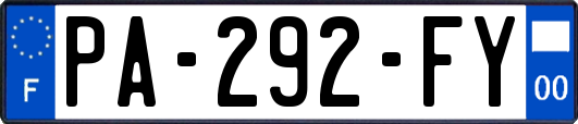 PA-292-FY