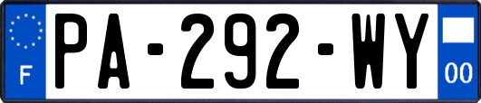 PA-292-WY