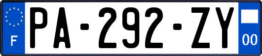 PA-292-ZY