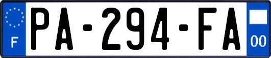 PA-294-FA