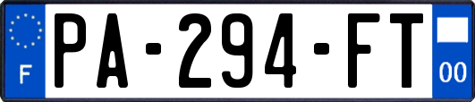 PA-294-FT