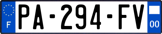 PA-294-FV