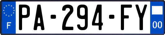 PA-294-FY
