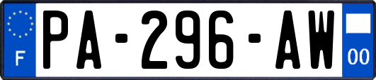 PA-296-AW