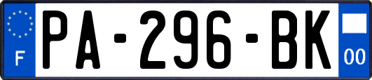 PA-296-BK