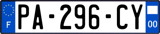 PA-296-CY