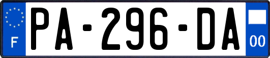 PA-296-DA