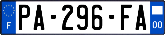 PA-296-FA