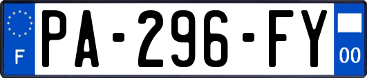 PA-296-FY