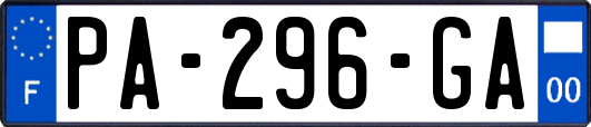 PA-296-GA