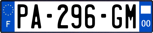 PA-296-GM