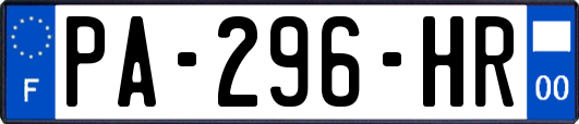 PA-296-HR