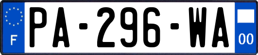 PA-296-WA