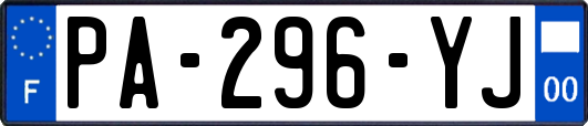 PA-296-YJ