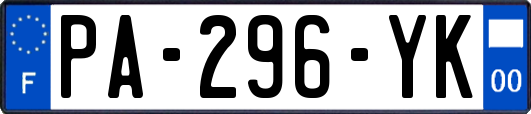 PA-296-YK