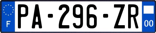 PA-296-ZR