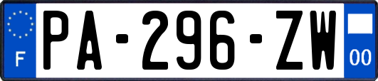 PA-296-ZW