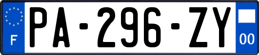 PA-296-ZY