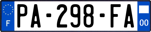 PA-298-FA