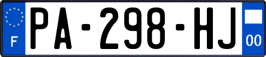 PA-298-HJ