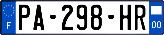 PA-298-HR
