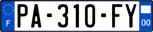 PA-310-FY